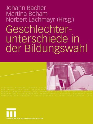 cover image of Geschlechterunterschiede in der Bildungswahl